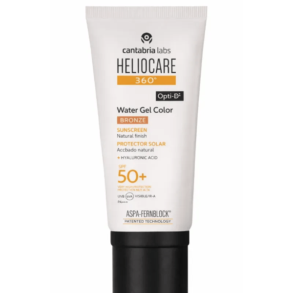 Heliocare 360 Water Gel Color Bronze 50 ml Protezione Solare Viso SPF50+