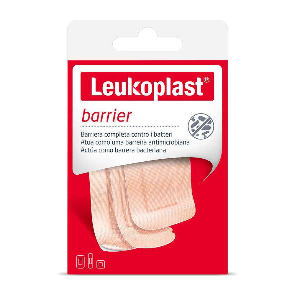 Leukoplast Barrier Cerotti - 3 Tipi Assortiti, 20 Pezzi - Protezione Avanzata per Ferite