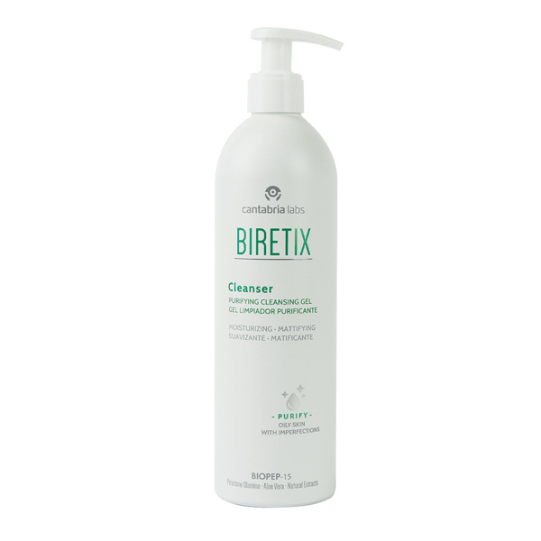 Biretix Cleanser Gel Detergente Purificante per Pelle Grassa o Tendenza Acneica 400 ml