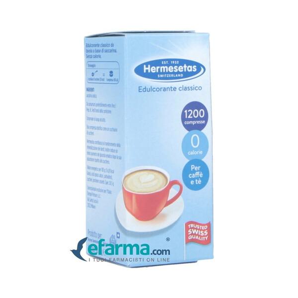 Hermesetas Original Dolcificante Classico Acalorico 1200 Compresse — confronto prezzi