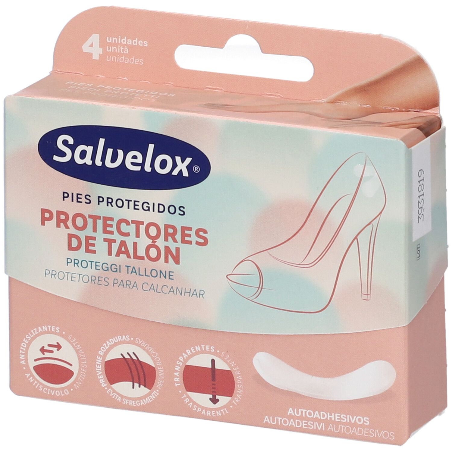 Salvelox® Proteggi Tallone 4 pz Solette