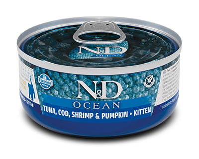Farmina N&D Ocean Tonno Cod Merluzzo & Zucca Wet Food Gatti Adult 70 g Mangime