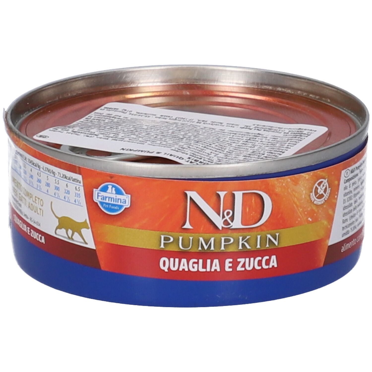 N&D Cat Quail & Pumpkin 80 G g Mangime