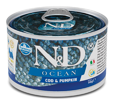 N&d dog ocean codfish & pumpkin 140 g — confronto prezzi