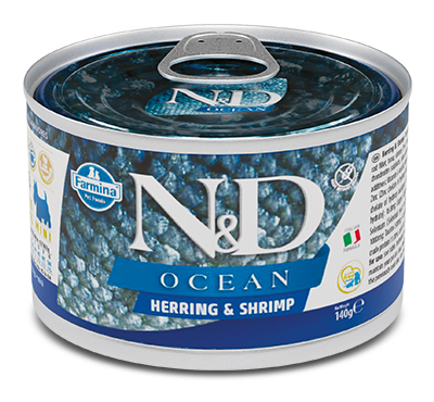 Farmina N&d Dog Ocean SeaAringa & Gamberetto Adult Mini 140 g Mangime