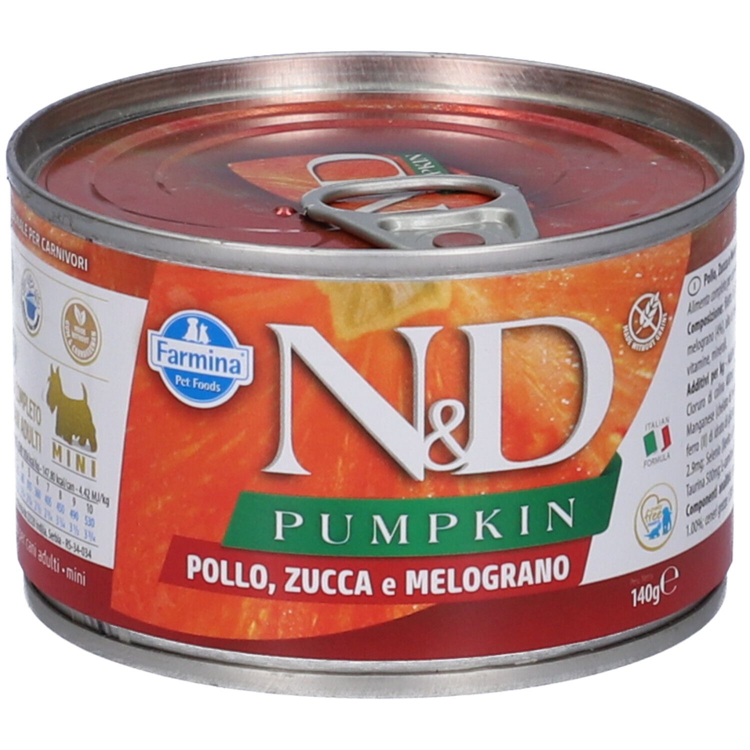 Farmina® N&D Pumpkin Chicken & Pomegranate Wet Food Adult Mini 140 g Mangime