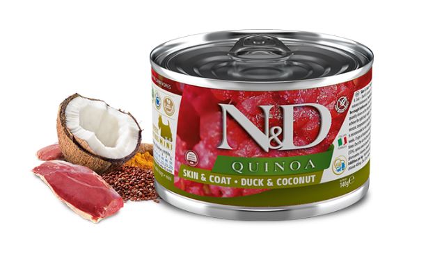Farmina® N&D Quinoa Skin & Coat Duck Wet Food 140 g Mangime