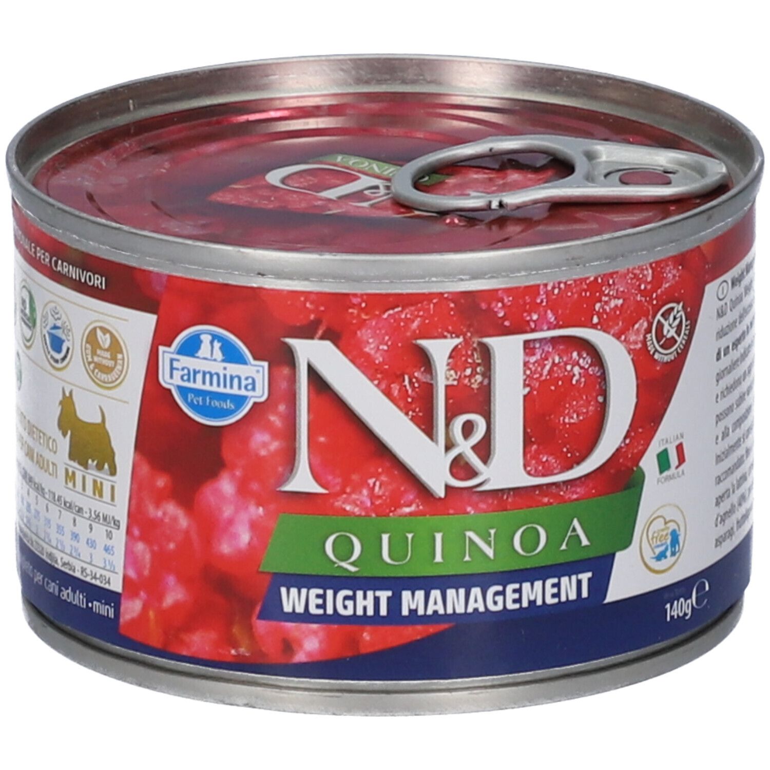 Farmina® N&D Quinoa Weight Management Mini Wet Food 140 g Mangime