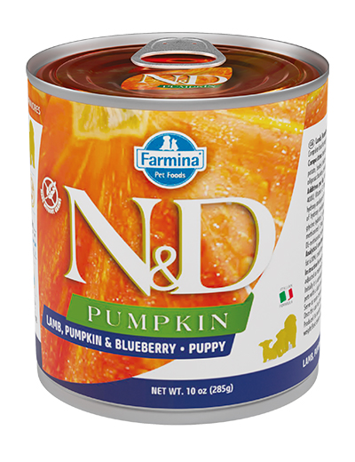 Farmina Cane N&D Pumpkin Puppy Medium&Maxi Agnello, Zucca & Mirtillo Lattina 285 Gr — confronto prezzi