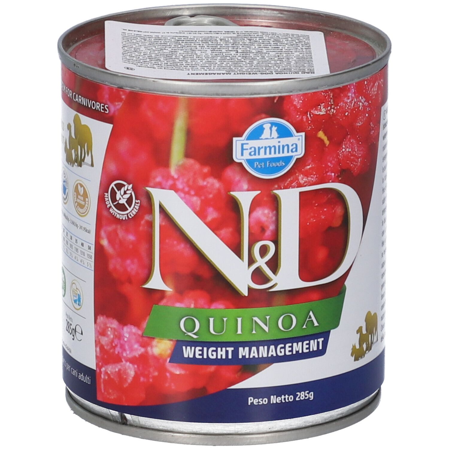 Farmina® N&D Quinoa Canine Weight Management Wet Food 285 g Mangime — confronto prezzi
