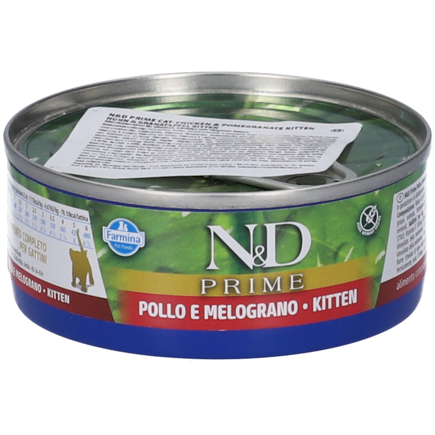 Farmina N&D Prime con Pollo e Melograno Wet Food per Gatti Kitten 70 g Mangime
