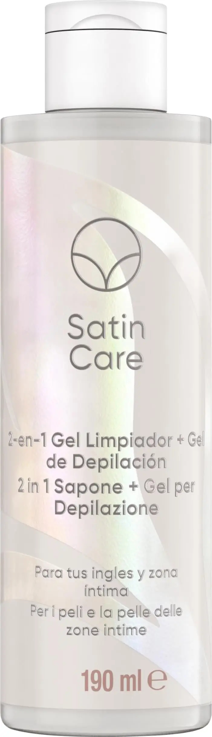 Satin Care 2 In 1 Sapone + Gel Per Depilazione Per La Zona Intima 190ml