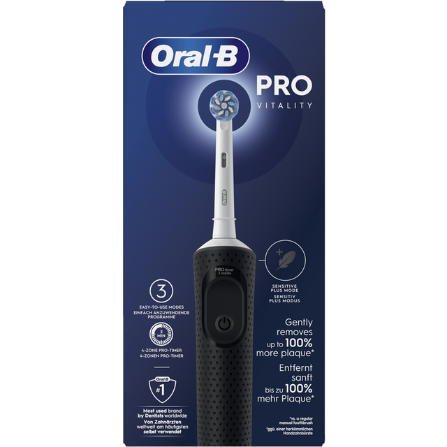 Oral-b Vitality Pro Black Spazzolino Elettrico Pulizia Profonda