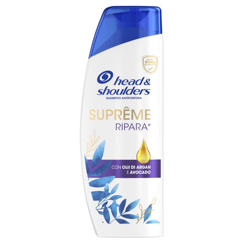 HEAD &amp; SHOULDERS - Supreme Ripara - Shampoo antiforfora con Olii di Argan e Avocado 250 ml — confronto prezzi