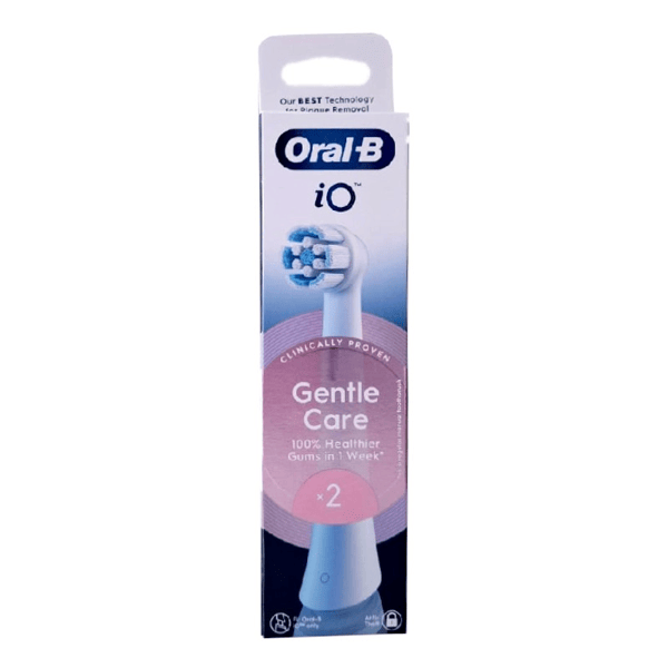 Oral-B Power per Spazzolino Elettrico Io Gentle Clean White Testine Di Ricambio 2 Pezzi