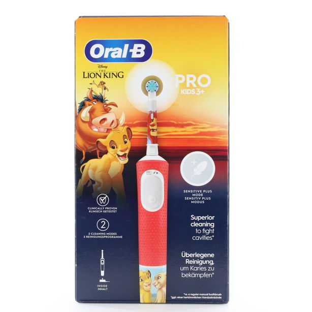 Oral-B Vitality Pro 103 Kids Lion King Spazzolino Elettrico per Bambini