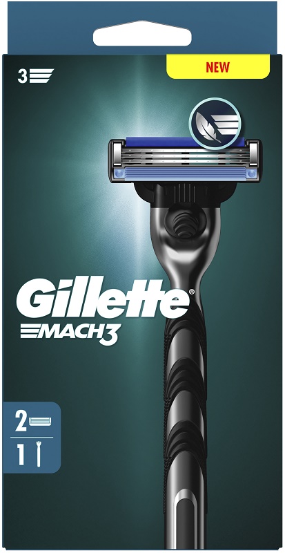 Gillette Mach3 Rasoio Da Uomo A 3 Lame 1 Manico + 2 Lamette — confronto prezzi
