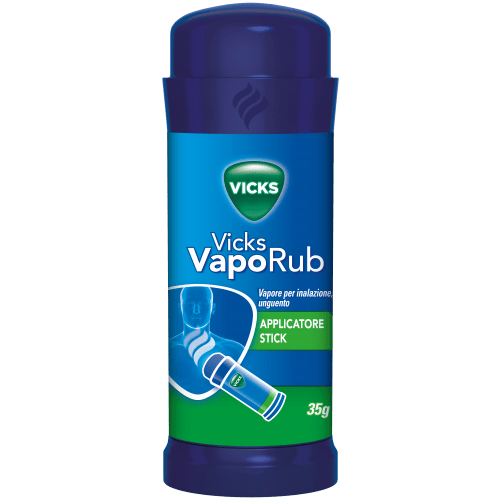 Vicks VapoRub Stick 35gUnguento Balsamico Decongestionante per Inalazioni