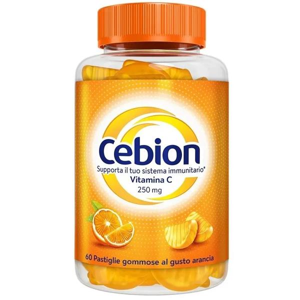 Cebion Integratore per Difese Immunitarie Gusto Arancia 60 Gommose
