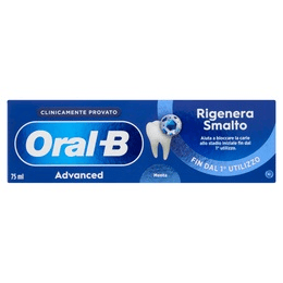 Oral-B Advanced Dentifricio Rigenera Smalto Gusto Menta 75 ml