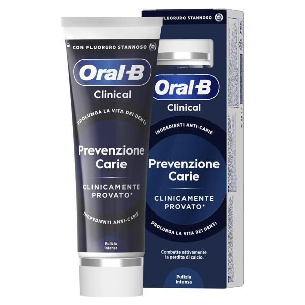 Oral-B Clinical Dentifricio Prevenzione Carie Pulizia Intensa 75 ml