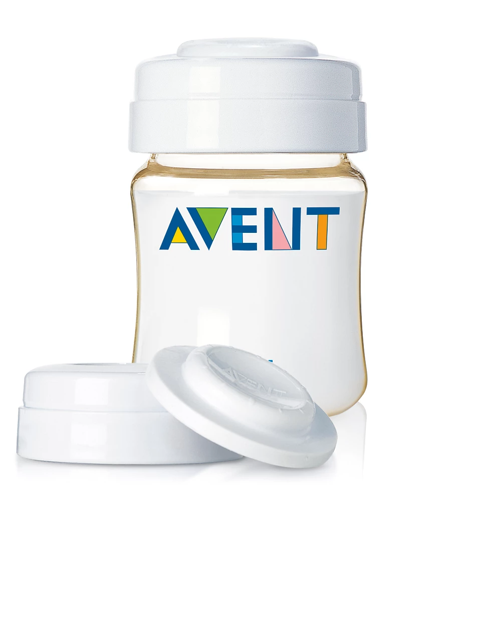 Philips Avent Vasetti Conservazione Latte Materno, 4 x 125 ml