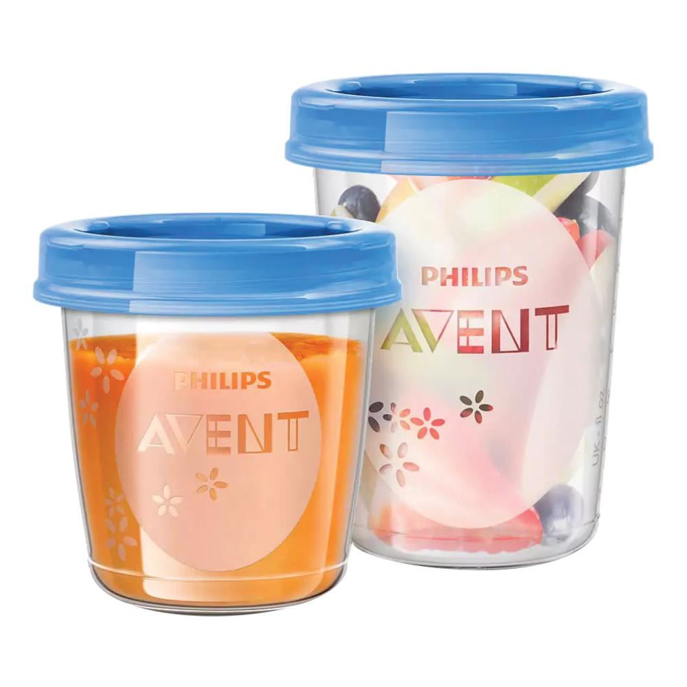 Avent Set 10 Vasetti Conservalatte 180Ml + 240Ml 20 Coperchi Cucchiaino 1 pz — confronto prezzi