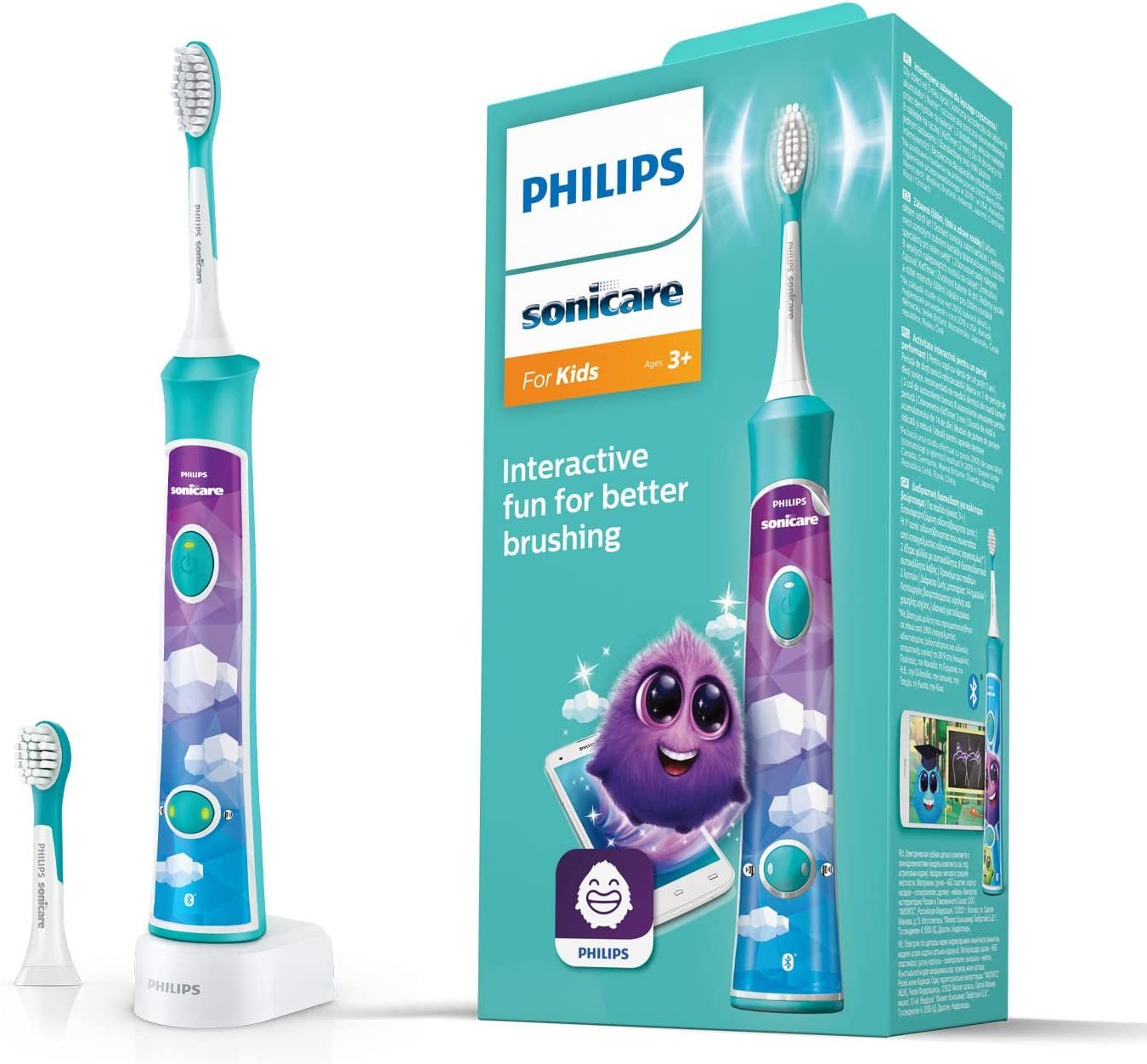 Spazzolino elettrico sonico Philips Sonicare for Kids 1 St