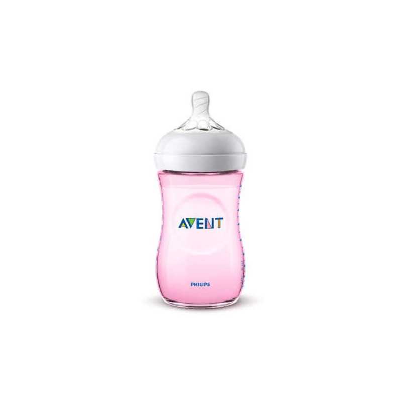 Avent biberon natural pp 260ml rosa single pack — confronto prezzi