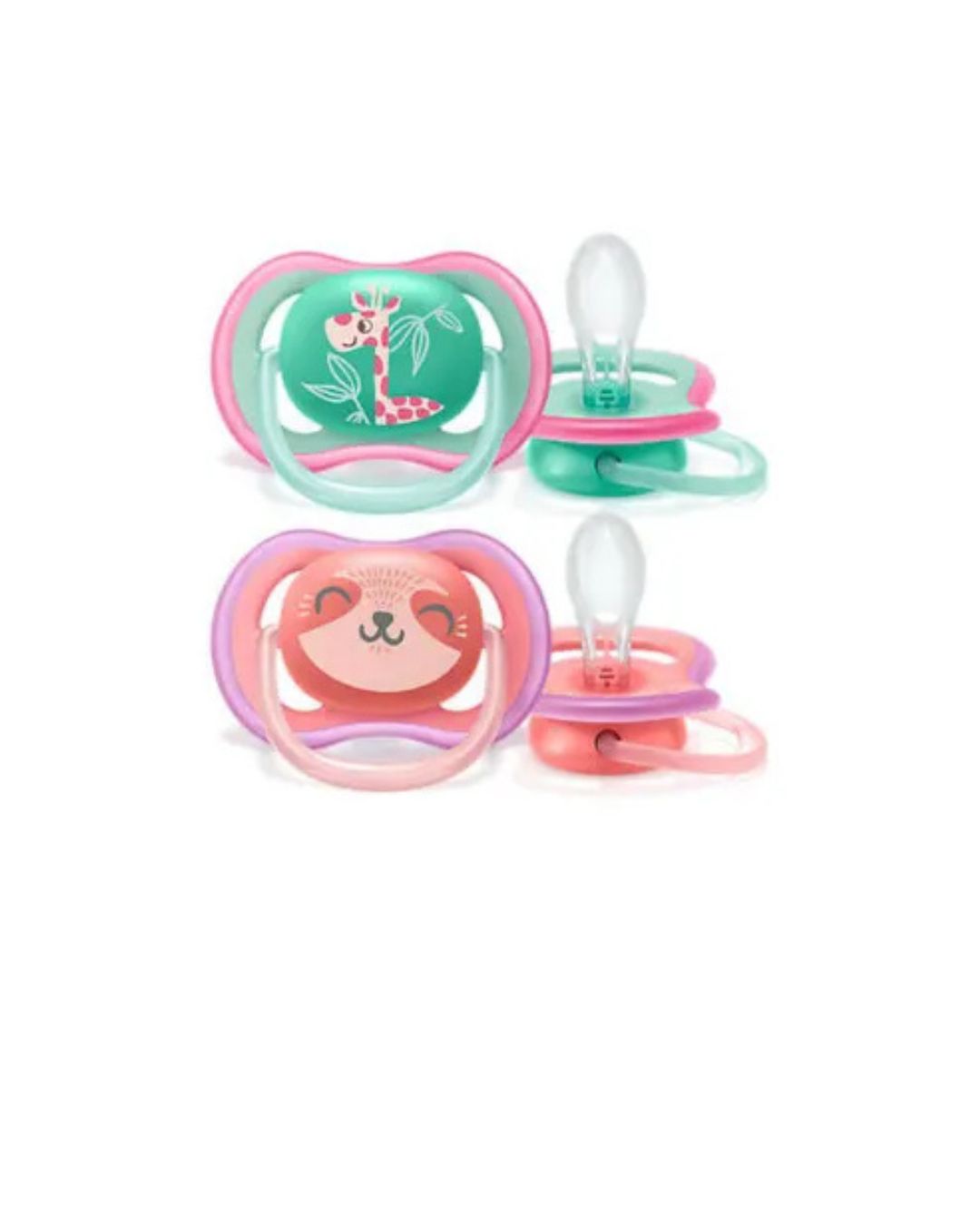 Avent succhietti ultra air 18m+ femmina giraffa-riccio 2 pezzi — confronto prezzi