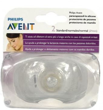 Avent Paracapezzoli Farfalla Medium 2 Pezzi Con Custodia Trasporto 1 St