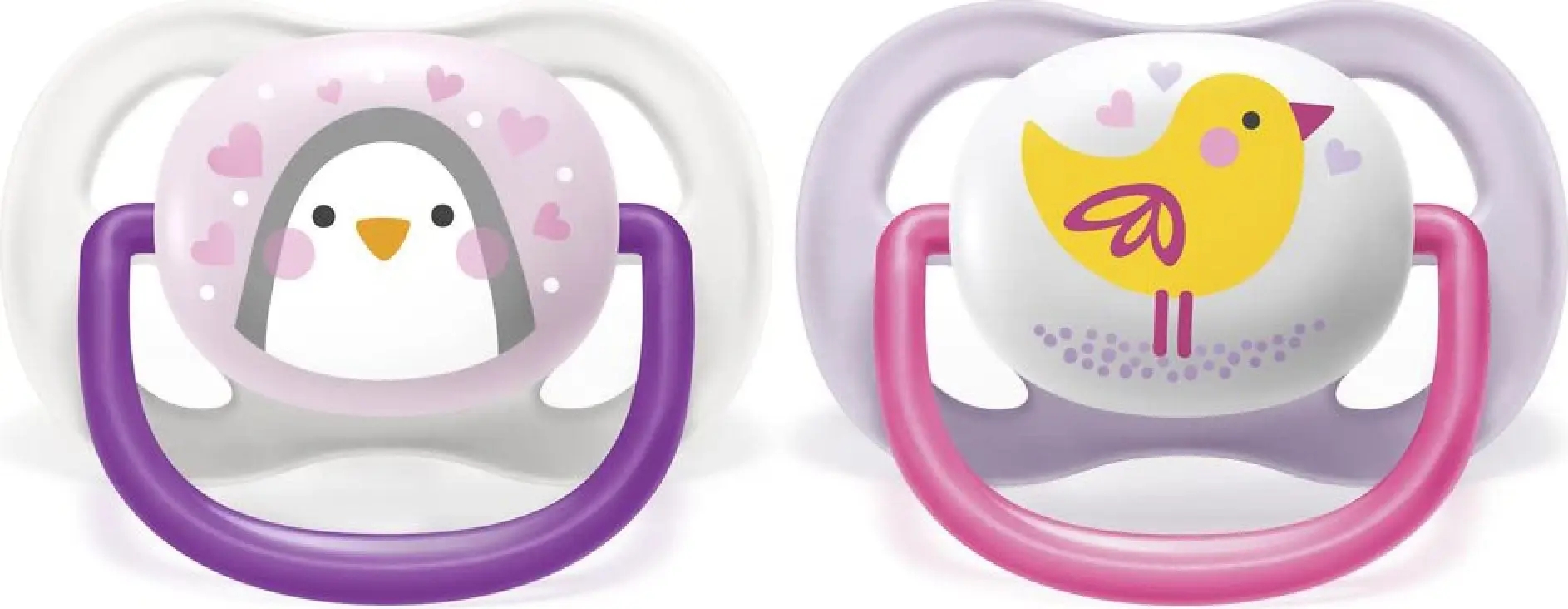 Avent Ultra Air Animals 0 6 M+ 2 Succhietti In Silicone Pinguino/uccello — confronto prezzi