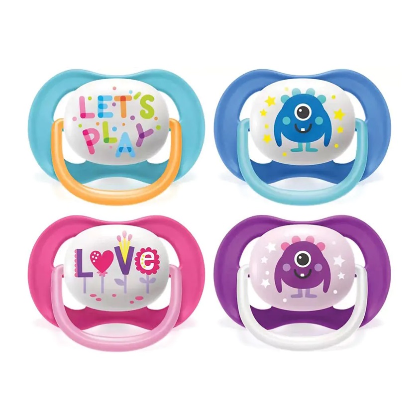 Avent Succhietto Mix Testo Ultra-air 6-18m 2 Pezzi