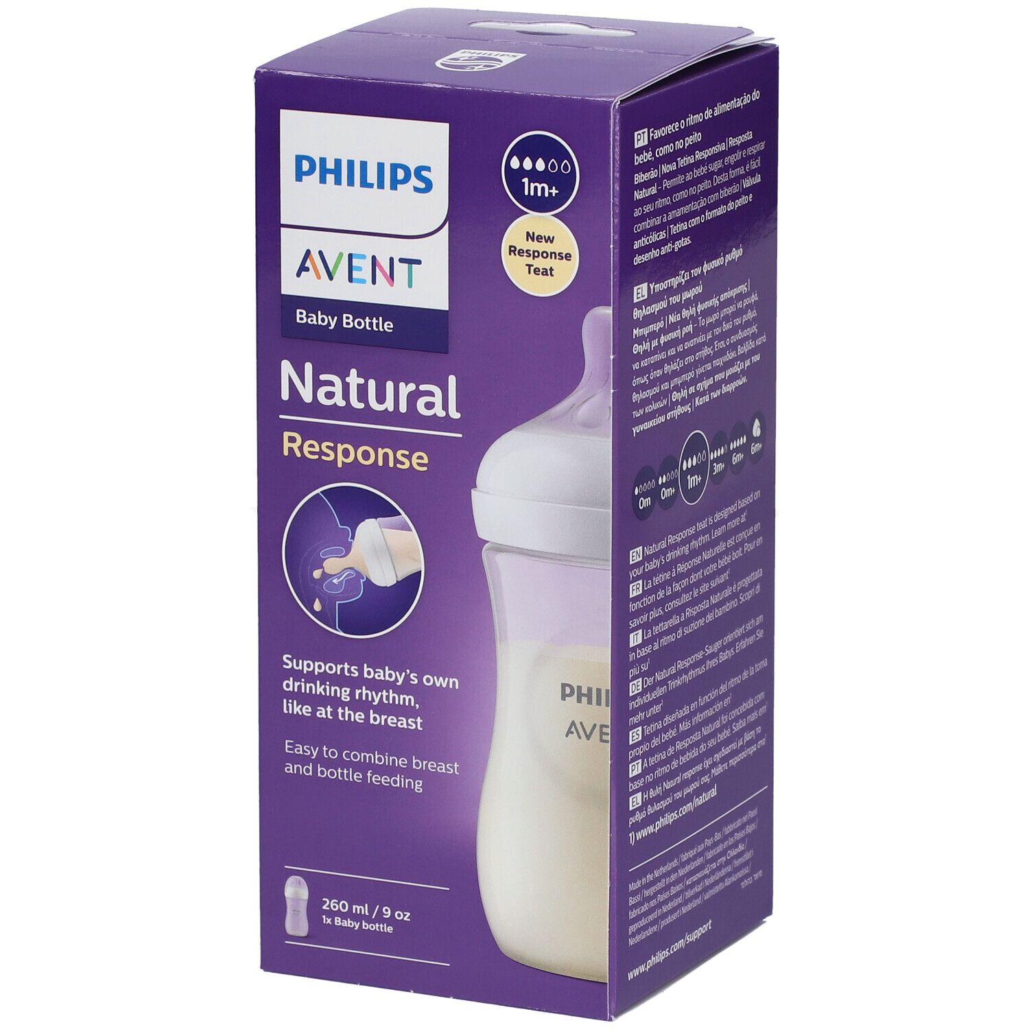 Avent Biberon Natural Response Da 260ml Tettarella Flusso 3 1 pz Bottiglie — confronto prezzi