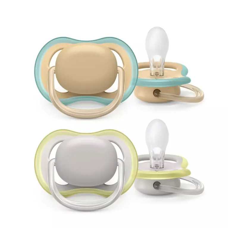 Avent Succhietto Ultra Air 6-18Mesi Neutro Non Decorato 2pezzi