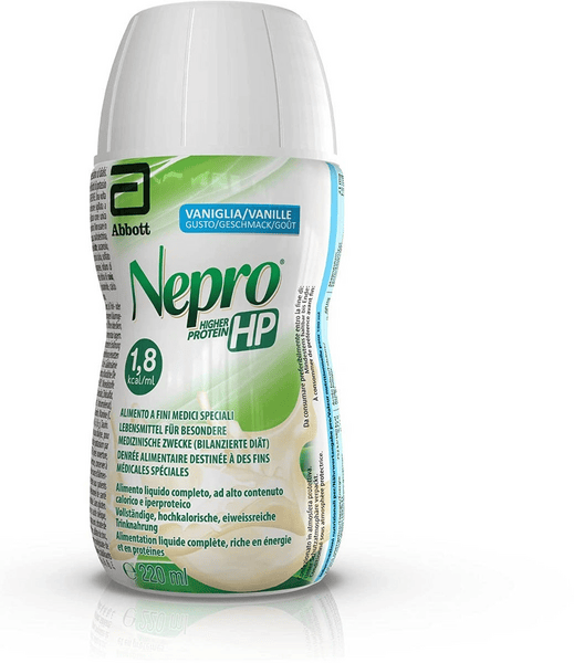 Nepro HP Alimento a Fini Medici Speciali ad Alta Densità Calorica e Proteica per Insufficienza Renale Vaniglia 220 ml — confronto prezzi