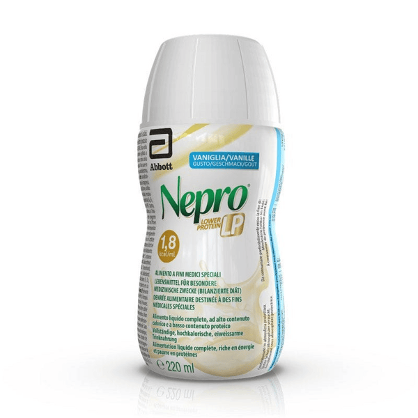 Nepro LP Alimento a Fini Medici Speciali Ipercalorico ed Ipoproteico Per Insufficienza Renale Vaniglia 220 ml — confronto prezzi