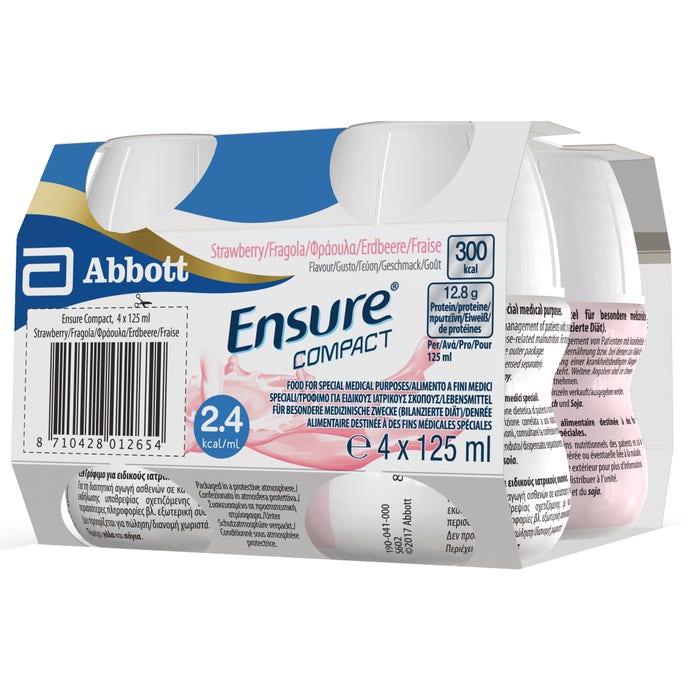 Ensure compact fragola 4 bottiglie da 125 ml — confronto prezzi