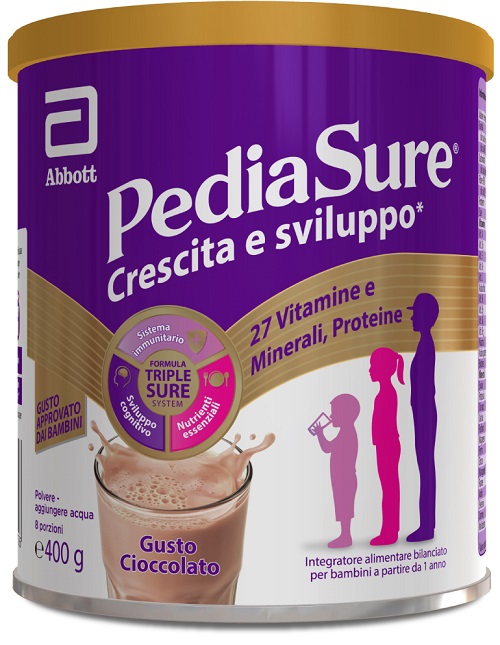 Pediasure crescita & sviluppo rinforza cioccolato 400g