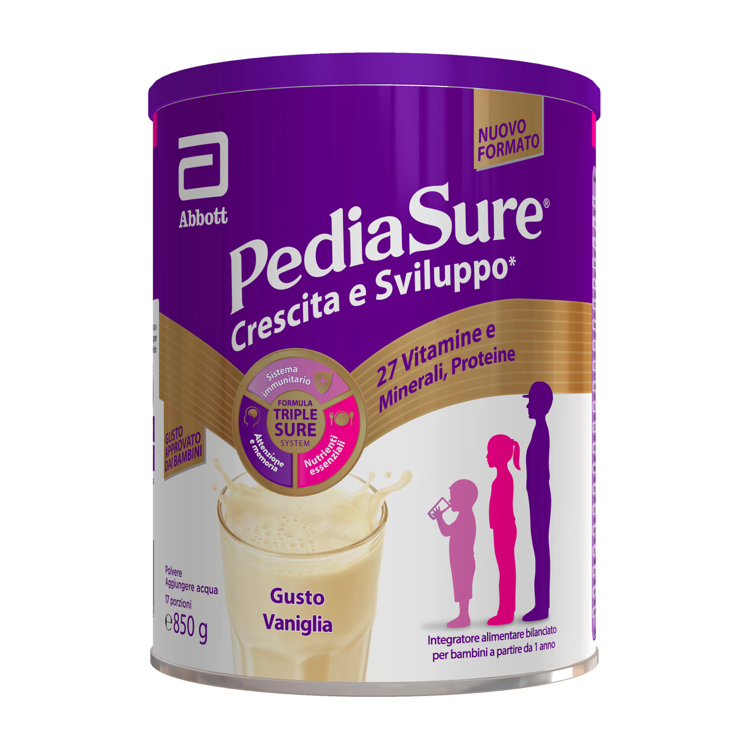 Pediasure crescita&sviluppo vaniglia 850 g