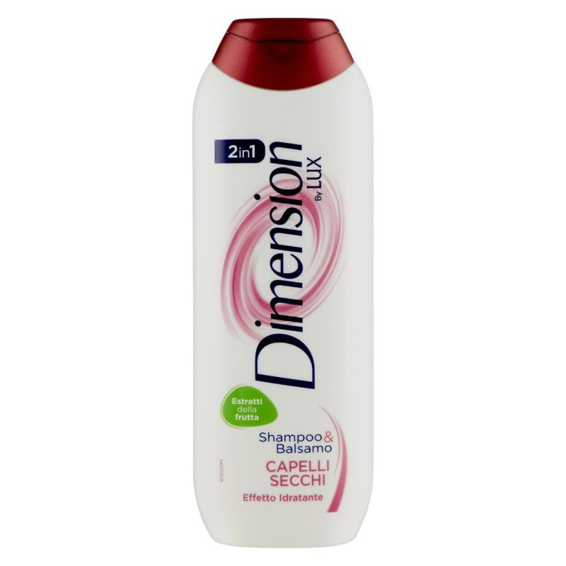 DIMENSION BY LUX - SHAMPOO E BALSAMO 2 IN 1 PER CAPELLI SECCHI
