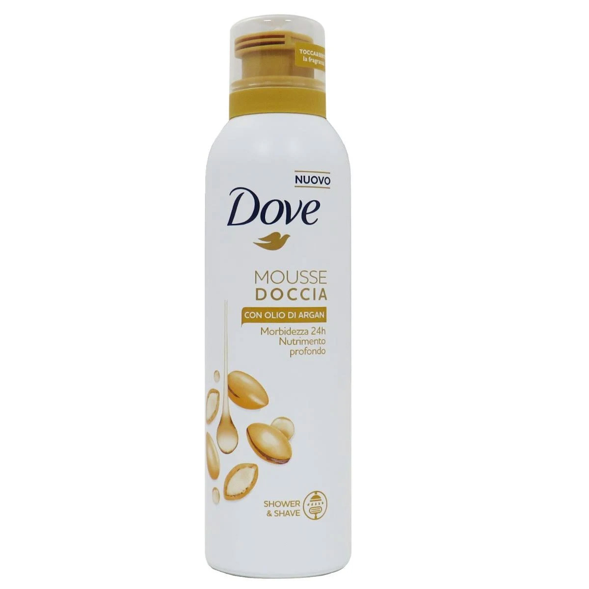 DOVE - mousse doccia - docciaschiuma con olio d'argan 200 ml