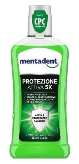 MENTADENT - COLLUTORIO PROTEZIONE ATTIVA 5X