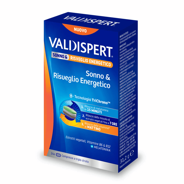 Valdispert Sonno Completo Integratore Per Addormentamento E Sonno Regolare Melatonina E Valeriana 30 Compresse