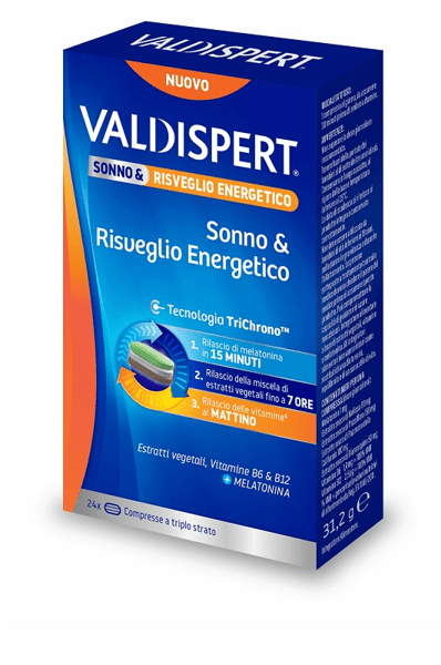 Valdispert Sonno e Risveglio Energetico Integratore 24 Compresse