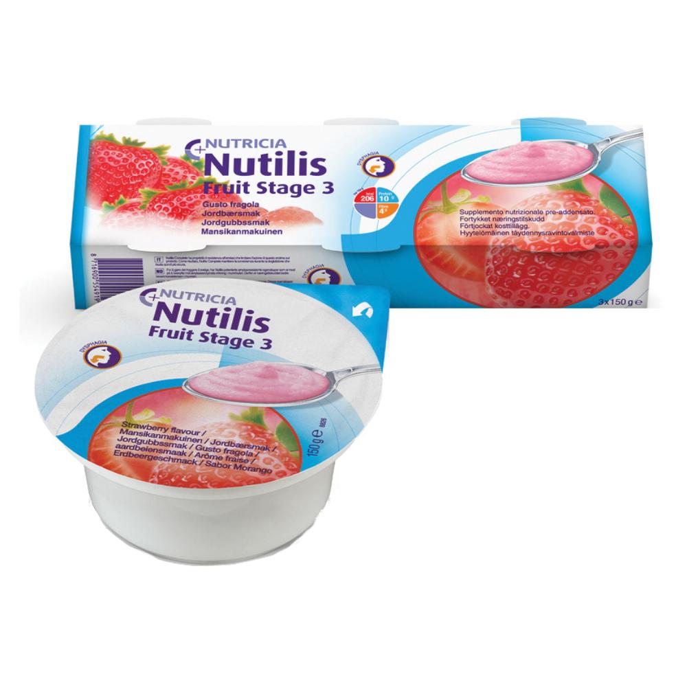 Nutilis Fruit Stage 3 Gusto Fragola 3 Pezzi