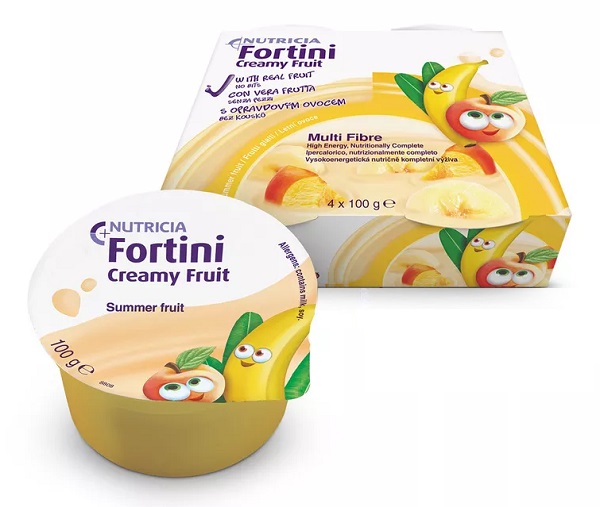 Fortini Creamy Integratore Nutrizionale Ai Frutti Gialli 4 Coppete