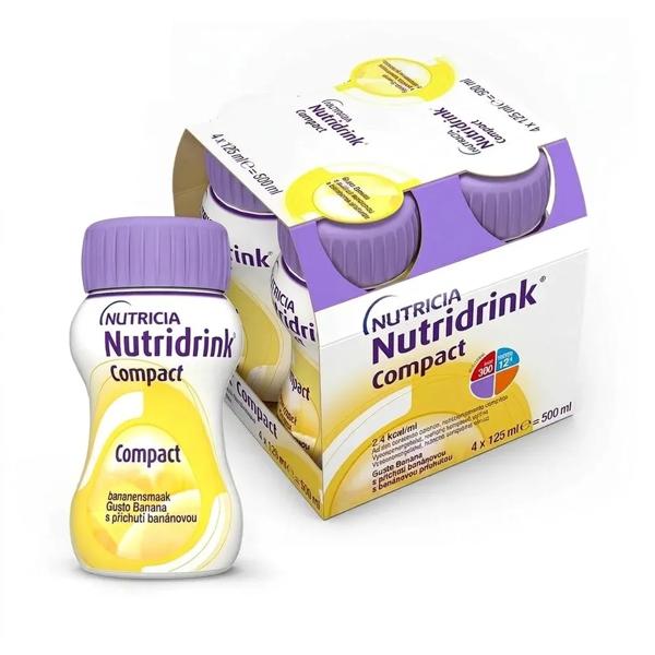 Nutridrink Compact Integratore Nutrizionale Gusto Banana 4x125 ml — confronto prezzi