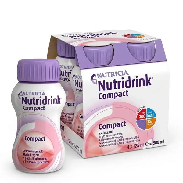 Nutridrink Compact Integratore Nutrizionale Gusto Fragola 4x125 ml — confronto prezzi