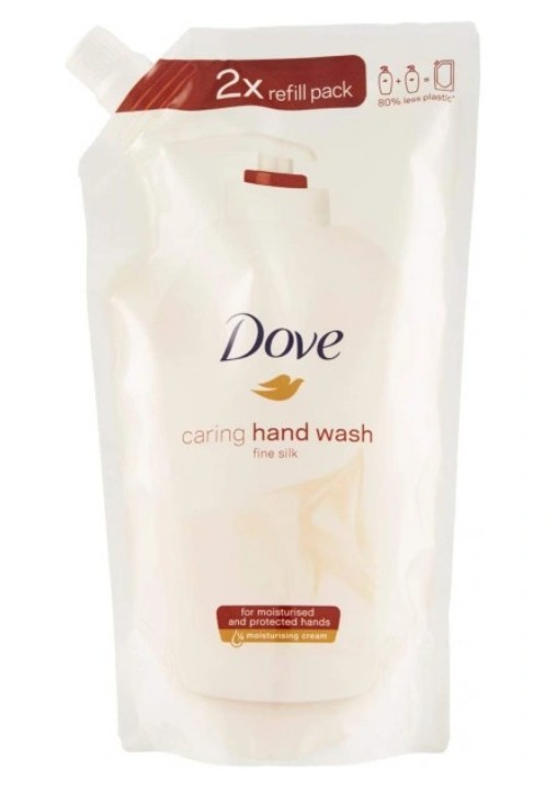 DOVE - fine silk - sapone liquido pouch 500 ml ricarica